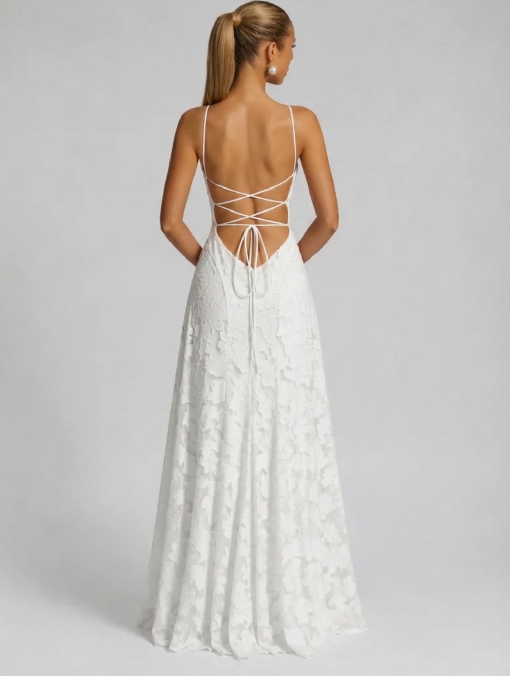 NWT FRANCIS MAXI DRESS - IVORY - Picture 2 of 9